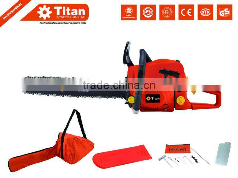 45CC gasoline CHAIN SAW wood cutting machine 18" bar with CE, MD certifications