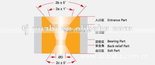 High carbon steel wire drawing machine deep drawing die