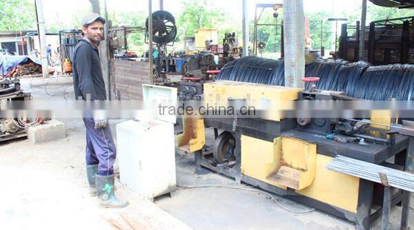 4 to 14mm CNC hydraulic steel wire straightening and cutting machine