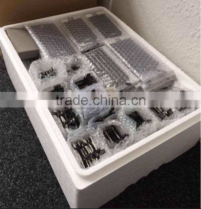 LCD Front Touch Screen Glass Outer Lens For iPhone 6S 4.7inch With Frame Bezel OCA Film Glue Cold Press