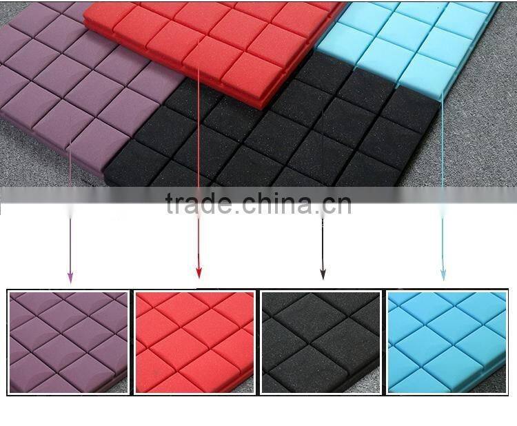 High quality customized acoustic foam panels / High density soundproofing foam with wedge/egg/pyramid shape