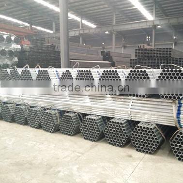 23.4mm welded pre galvanzied 60GSM round steel pipes