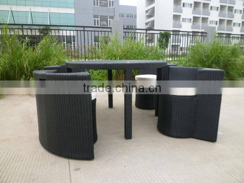 F-Shunde garden sofa wicker round coffee set(7025)