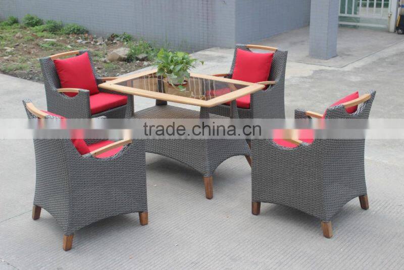 Modern Outdoor Furniture Rattan Dining Set Resturant Furniture For Sell