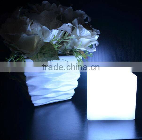 10x10x10cm Decorative multi color changing rechargeable led table lamps