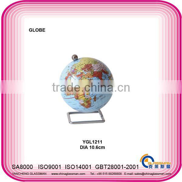 Plastic World Nation Series Revolving Topographic Globe DIA10.6 CM
