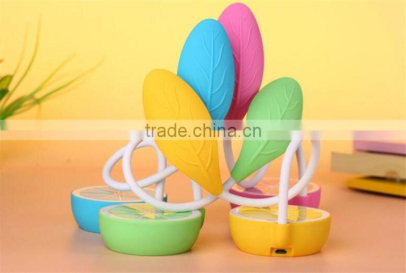 CT-746 New Lemon Lamp LED eye protection desk lamp Foldable study lamp USB Rechargeable Lamps