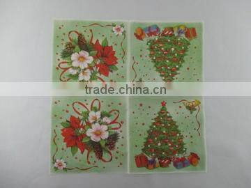 Christmas paper dinner napkin tissue