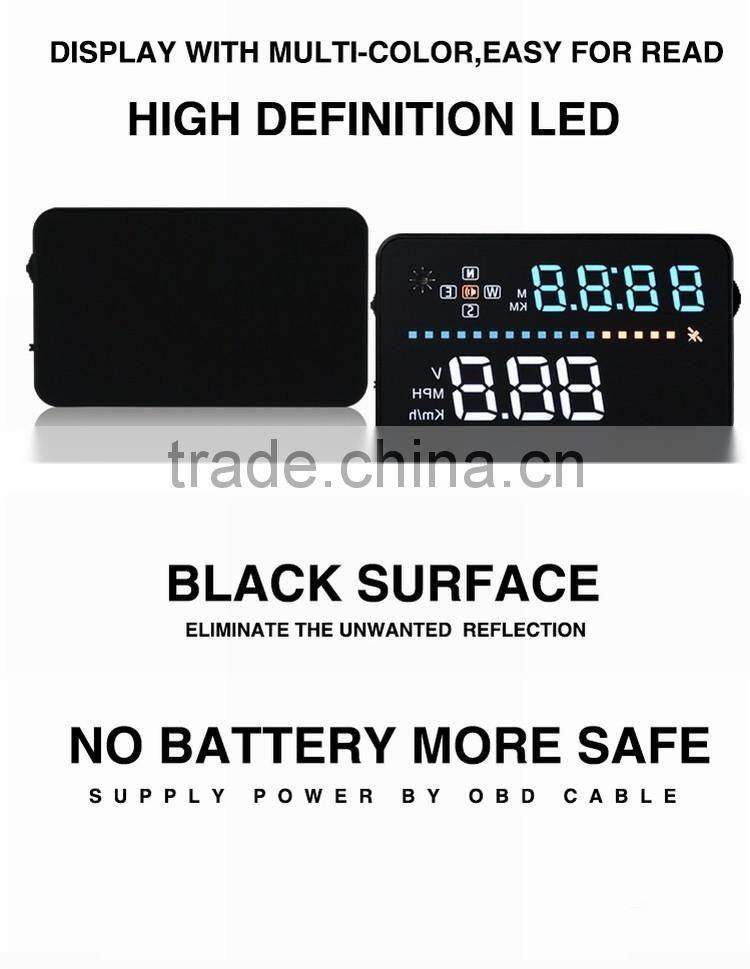 Universal Head Up Display With GPS 3.5 inch Screen HUD For Car Auto Speed Monitor For Wholesale