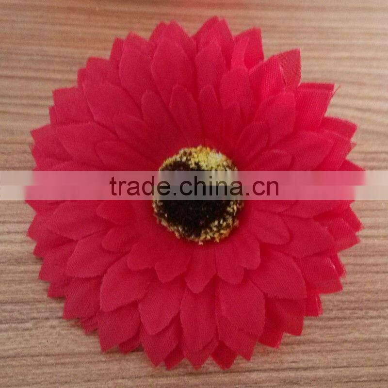 fabric flower head artificial flower head silk flower head