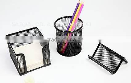 Mesh 3 PCS Office Set/ Table Stationery Set