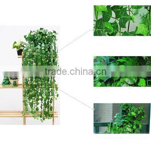 1m to 2.2m long EZ09 0109 new decoration artificial flanged plastic black green hanging bushings square