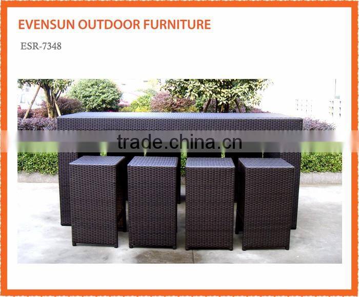 Outdoor Furniture General Use and Garden Set Specific Use Rattan Bar Set