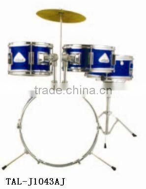 3- piece children drum set in red with throne