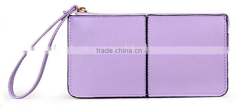 Fashion PU pink lady wallet bag wholesales price and high quality