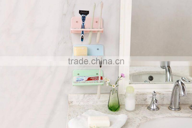 Sucker toothbrush rack