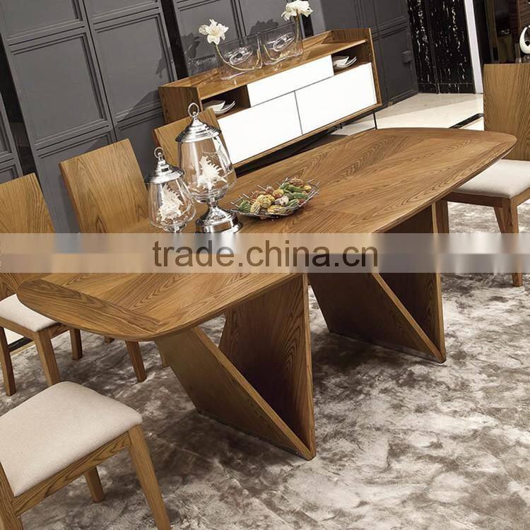 NEW CONTEMPORARY WALNUT COLOR DINING SET A-46