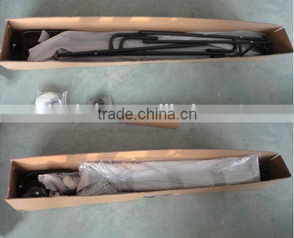 Double topped steel gazebo for garden