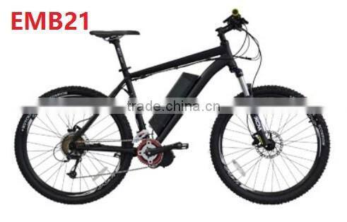 Non-folable 26'' mid drive electric mountain bike for sale