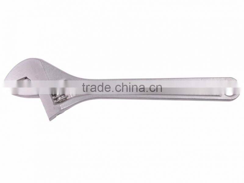 2017 hot selling customized Chrome plated adjustable wrench
