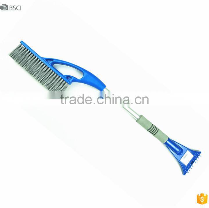 New design EVA grip snow brush with ice scraper , detachable snow brush