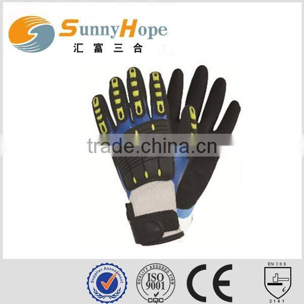 Sunnyhope high Impact gloves mechanical work gloves