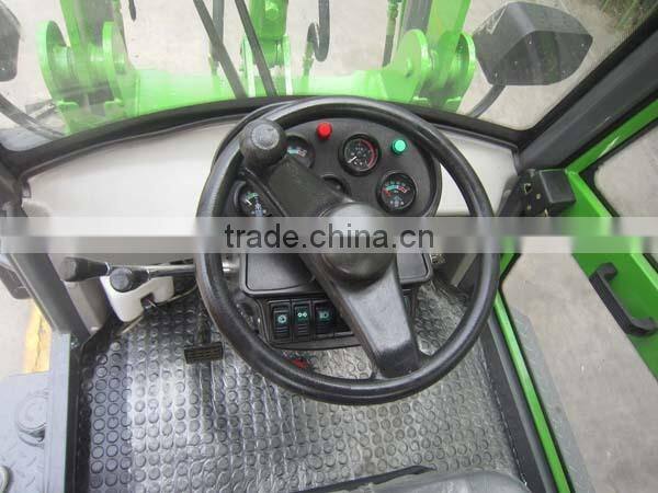 1.2ton ZL12 wheel loader with winter use equipments for Europe market