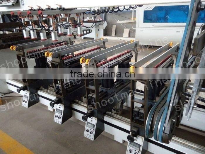 AUTO SIX ROWS MULTI-BORING MACHINE BJK130AZS with Max. processing pitch 2450x672mm and Min. processing pitch 140x32mm