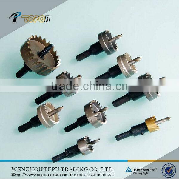 Hole saw HSS Titanium coated
