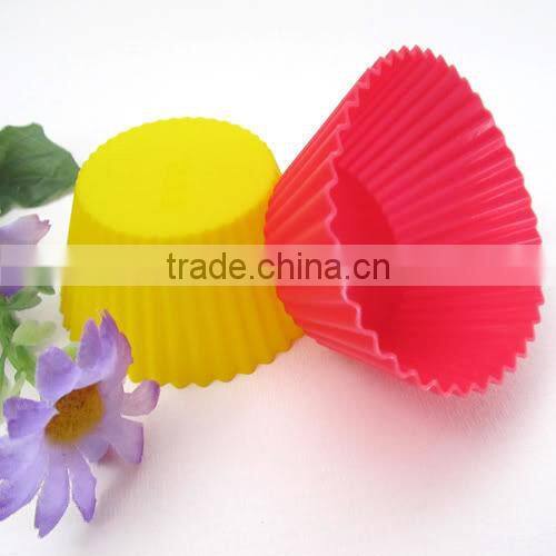 Pass test FDA Food safe grade 3D silicone cupcake mold