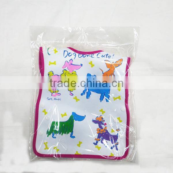 Cartoon Printed Cotton Waterproof Baby Bib
