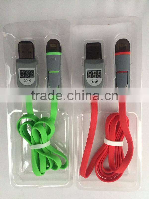 DIGTAL INDICATOR DISPLAY VOLTAGE AND CURRENT USB CABLE