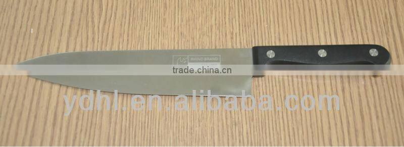 stainless steel chefs quality brand knife
