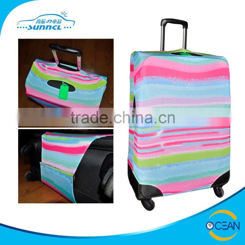 Customized Size Waterproof Suitcase Cover , Luggage Cover