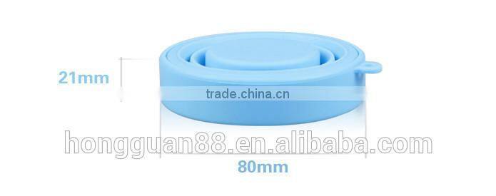 Wholesale unique cheap portable silicone collapsible custom foldable cups