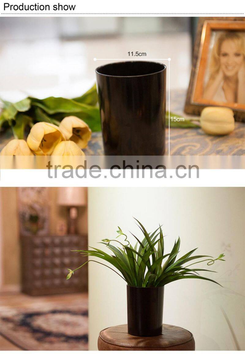 round fancy high quality plastic flower pot