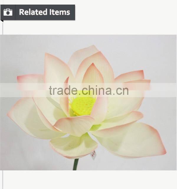 Best selling items artificial lotus flowers for wedding decoration