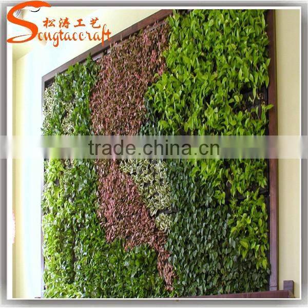 Vertical plant artificial walls plastic green wall garden for sale