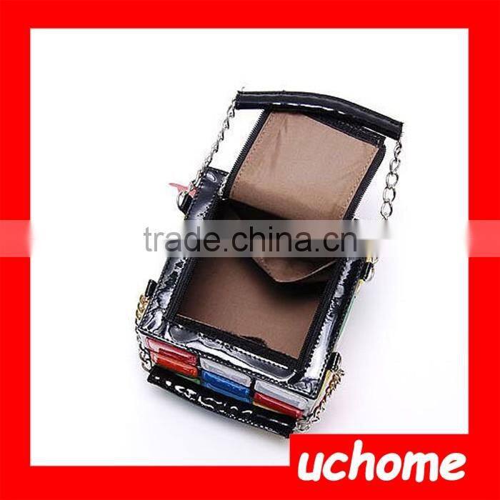 UCHOME New Design Squared Pu European Style Handbag For Women, Fashion Magic Cube Tote Bag