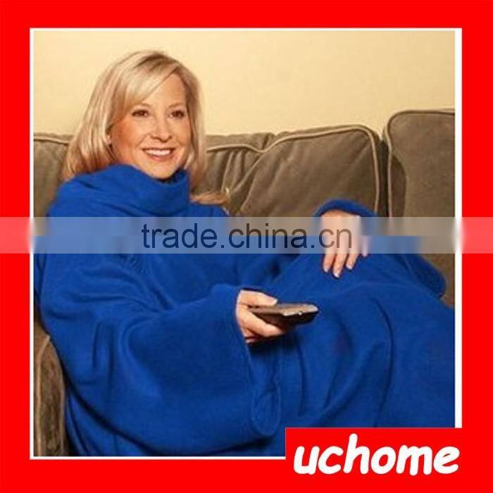 UCHOME Factory price TV Snuggie Blanket With Sleeves