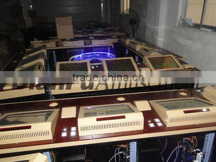 High qualllty PCB touch screen electronic gamblng 6/8/10/12 players 17 inc roulettte machine manufacturer in Triidad and Tobago