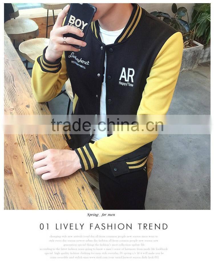 2017 youth men zipper jacket sweatshirt without hood polar fleece jacket