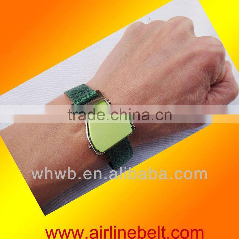 Unique aircraft buckle stainless steel tennis bracelet