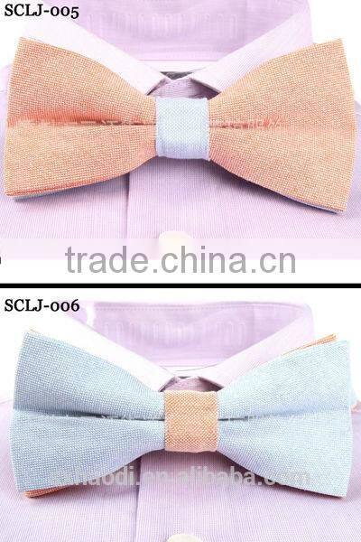 HD-T127 New fashion classic polyester colorful custom bow tie