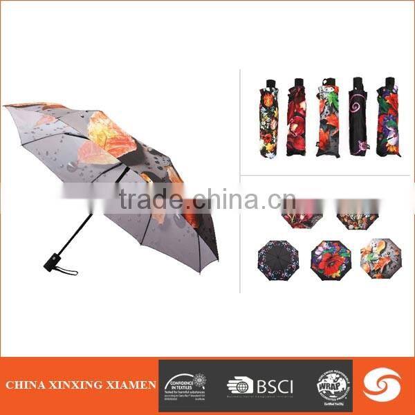 new style high quality promotional auto open and close folding umbrella for outdoor