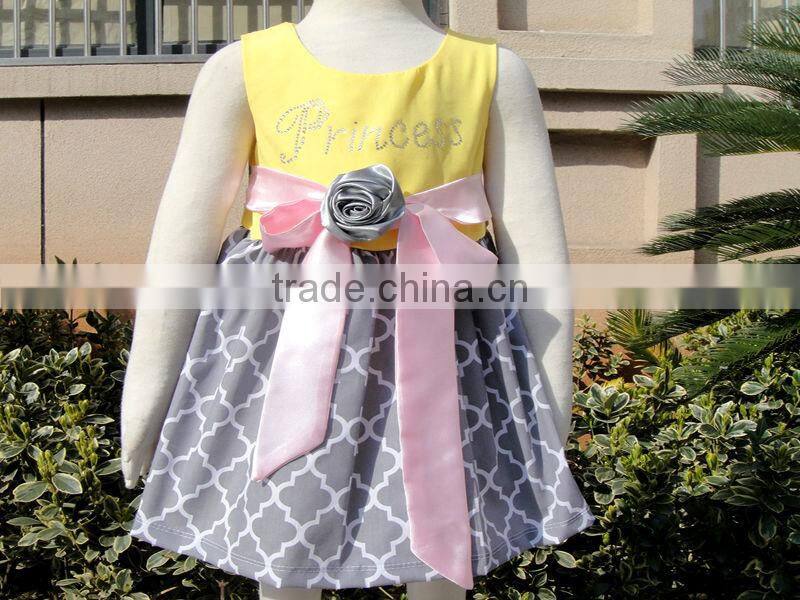 2014 newest lovely baby girls' petti dress made in China