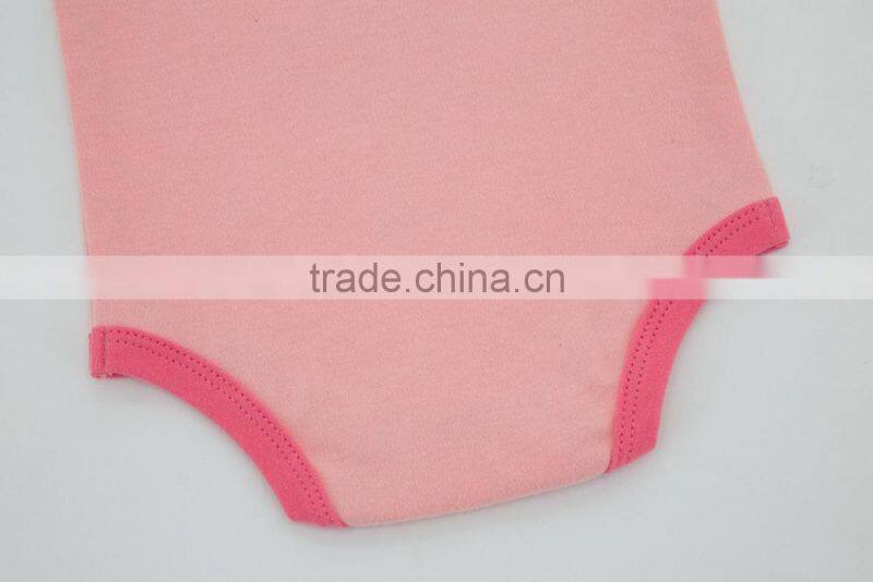 Fashion Fox Style Girl Rompers Short Sleeve 100% Cotton Newborn Baby Clothes Wholesale