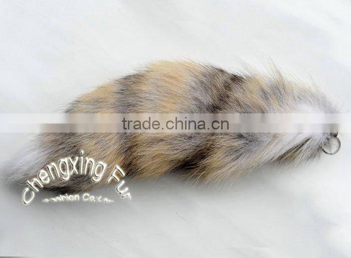 CX-R-21 Cute Fox Fur Tail Cheap Key Chain