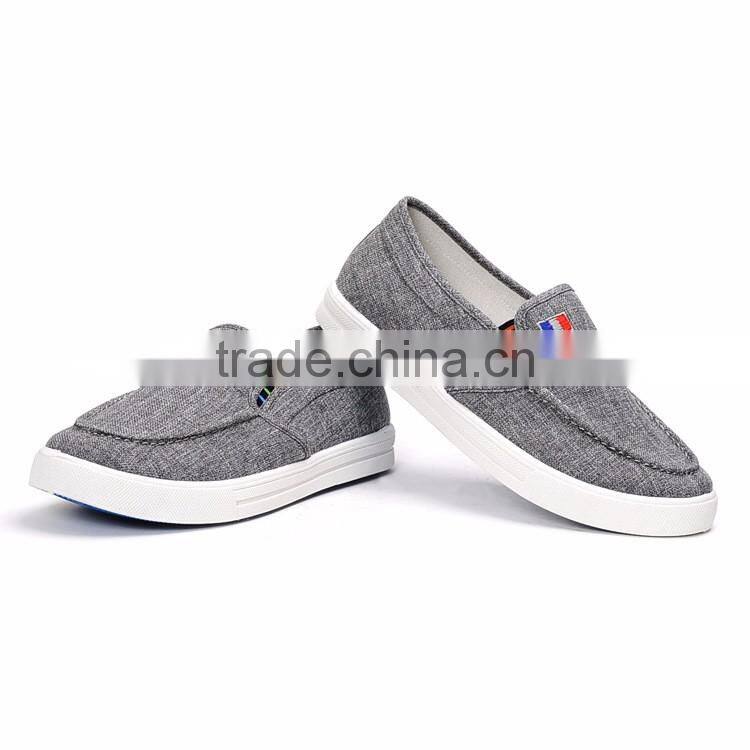 Cheap china factory price shoes men casual canvas shoes 2017