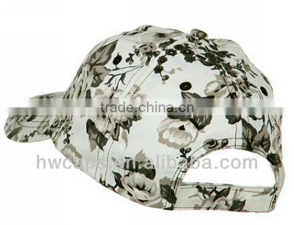 Fashion wholesale floral caps baseball